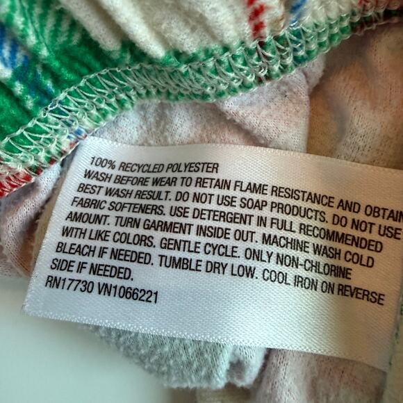 Cat & Jack Holiday Christmas Santa Plaid Pajama Pants Bundle Large 10/12ccccc - Picture 13 of 14